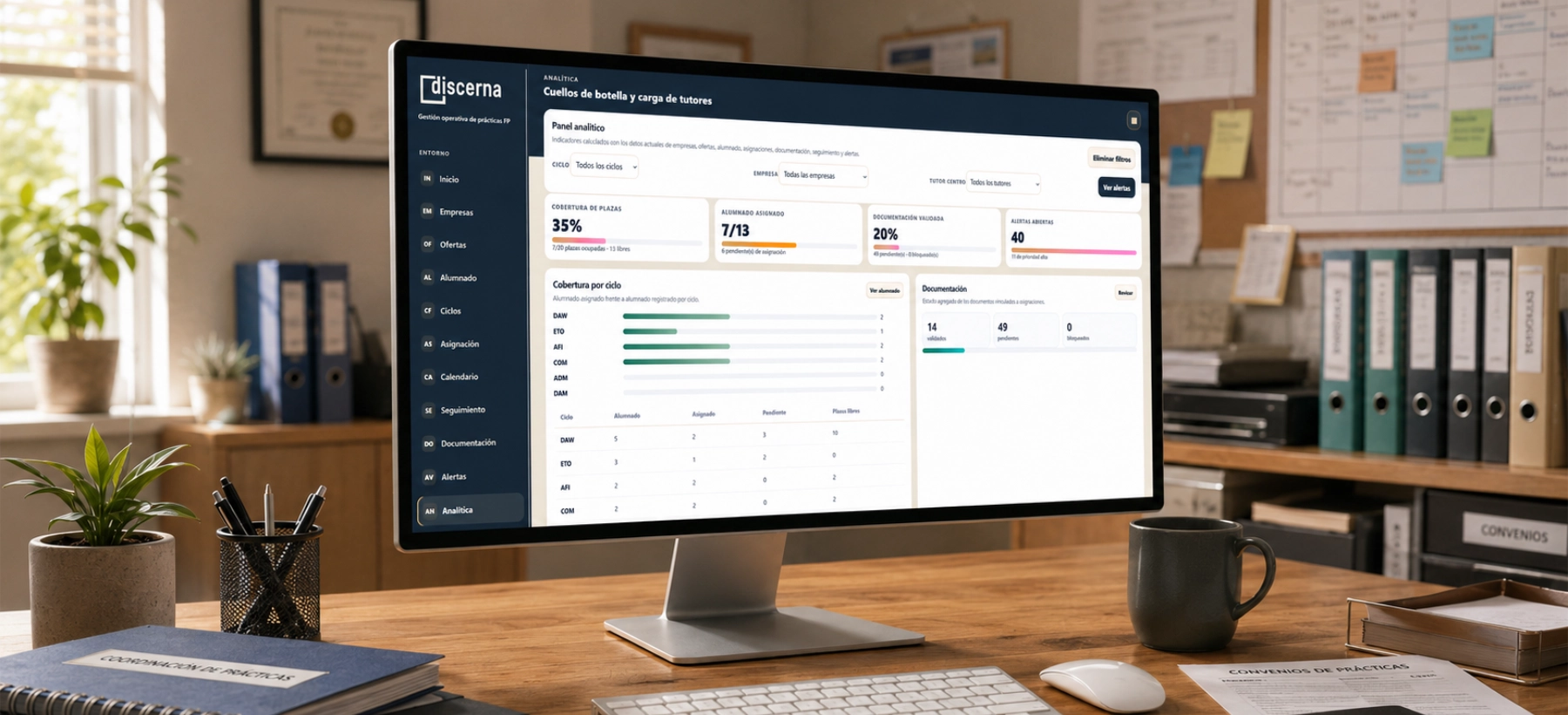 Dashboard de Discerna